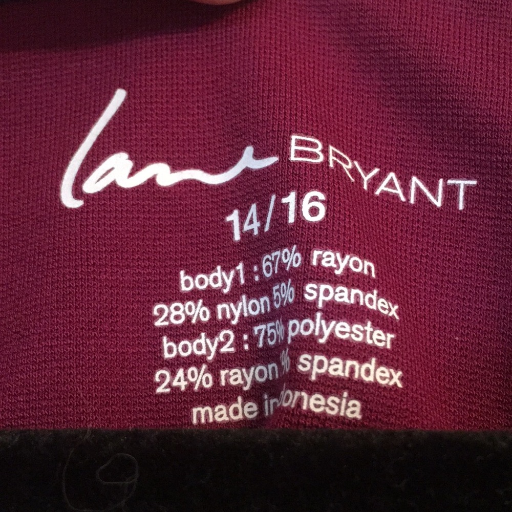 Lane Bryant Color Block Top - Picture 3 of 5